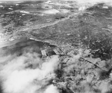 bombing, destruction, Tokyo, Japan, World War II, historical,