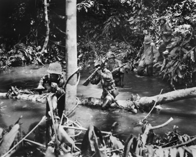 U.S. marines, military, New Britain, World War II, historical,