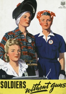women, occupations, World War II, WWII, historical,
