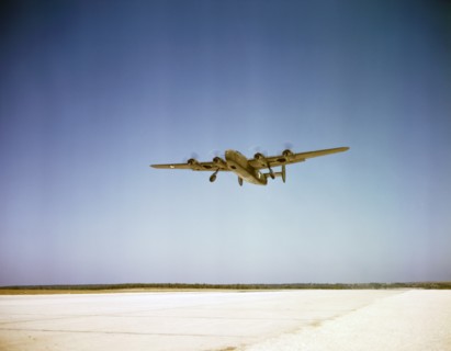 Transport Plane taking off on Test Flight