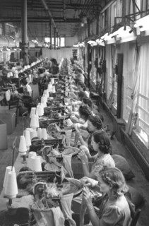 Women working at Hosiery Mill