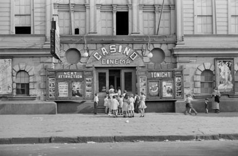 Group of People entering Cinema