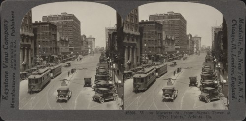 West on Marietta St.