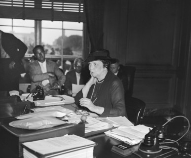U.S. Secretary of Labor Frances Perkins announcing the Appointment of Charles P. Taft