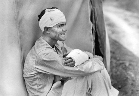 Injured American Soldier