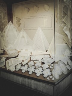 Lace in Shop Window
