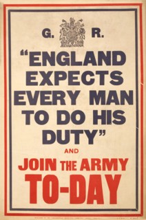 England expects Every Man to do his Duty and Join the Army To-day"