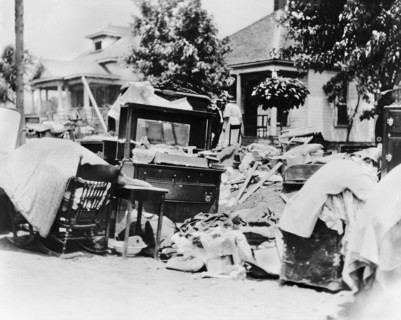 Furniture in Street during Race Riot