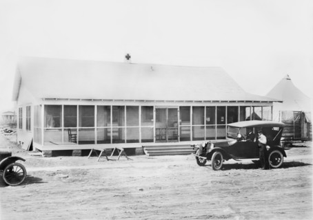 American Red Cross Hospital put up for use after Race Riots
