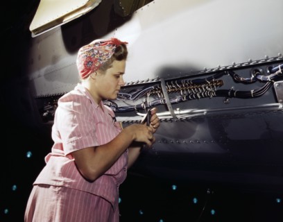 Woman working at Electrical Assembly and Installation
