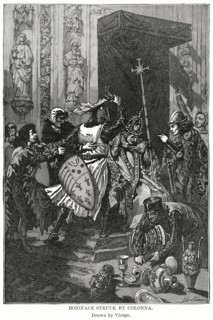Boniface Struck by Colonna