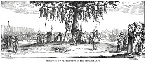 Execution of Protestants in the Netherlands