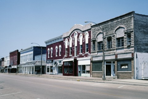 Main Street, Galva, 1977