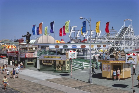 Morey's and Hunt's Piers, Wildwood, 1978