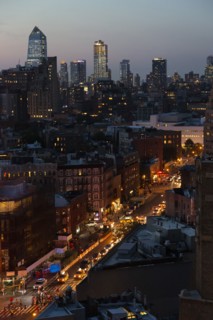 Cityscape at Dusk, West Village,