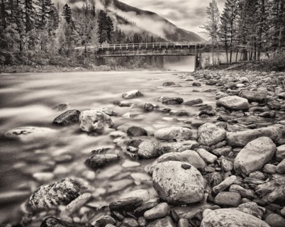 White River and Bridge, British Columbia,