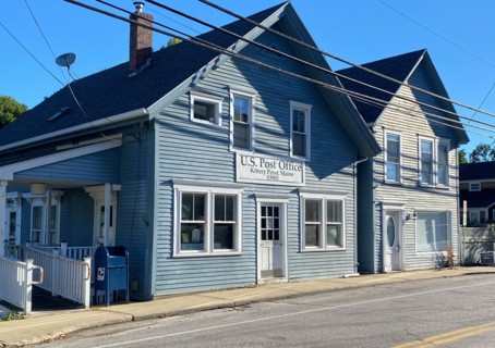 Slight Angle View of Post Office Building, Kittery Point,