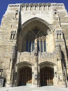 Sterling Memorial Library, Exterior View,