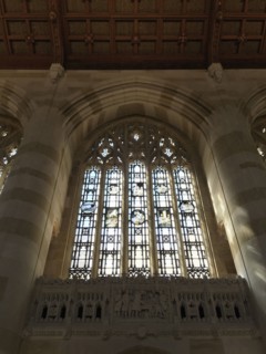 Stained Glass Window, Sterling Memorial Library,