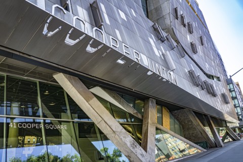 41 Cooper Square, Exterior Façade Detail,