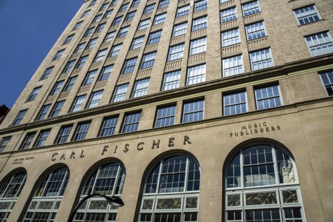 Carl Fischer Building, Exterior Façade, USA