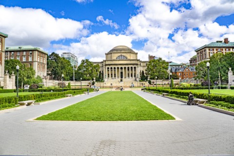 Low Memorial Library and Quad, Columbia University,