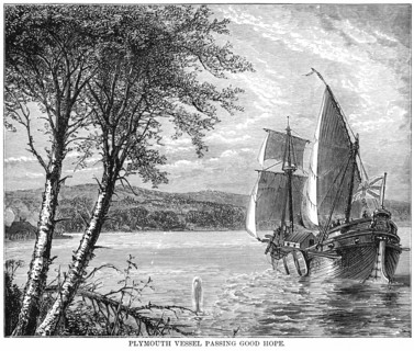 Plymouth Vessel Passing Good Hope