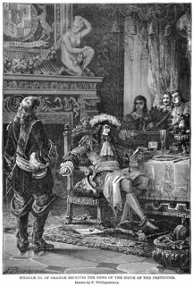 William III of Orange receives the News of the Birth of the Pretender