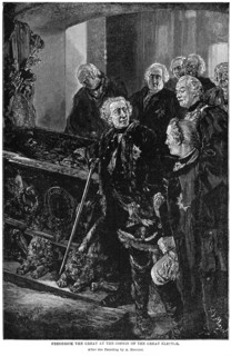 Frederick the Great at the Coffin of the Great Elector