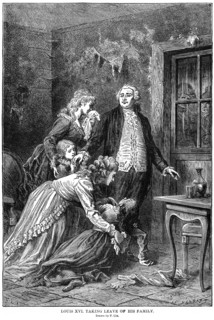 Louis XVI taking leave of his Family