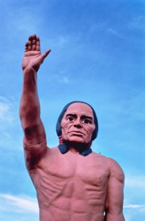 Chief Motel Statue, Carrington
