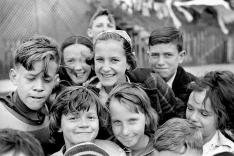 Schoolchildren in Company-owned Coal Town, Kempton