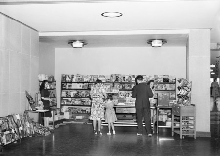Newsstand in the Waiting Room. Municipal airport, Washington