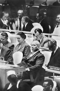 Nikita Khrushchev, leader of the Union of Soviet Socialist Republics