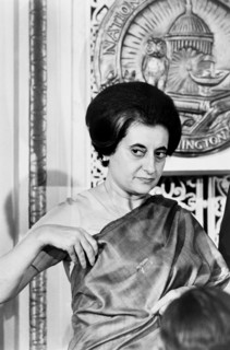 Indian Prime Minister Indira Gandhi at National Press Club, Washington