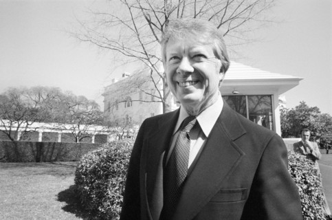 U.S. President Jimmy Carter, Half-Length Portrait at White House