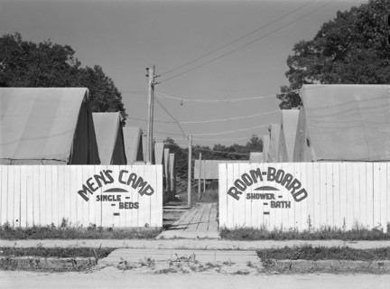 Tent Camp to accommodate Workers from nearby New Powder Plant, Childersburg