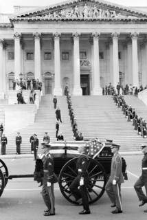 Former U.S. President Herbert Hoover's Casket, U.S. Capitol Building