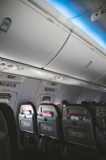 Commercial Airplane Cabin,