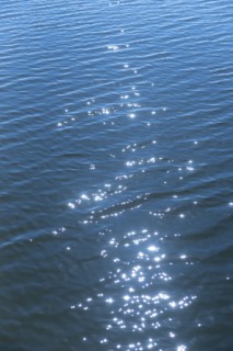 Sun Sparkling on Water