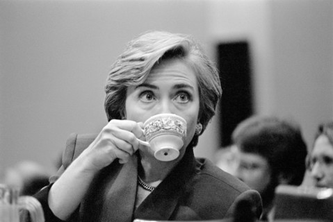 U.S. First Lady Hillary Clinton during her Presentation at Congressional Hearing on Healthcare Reform