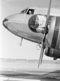 Pilot waiting for the signal to take off