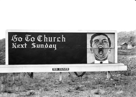 Sign on highway between Sykesville and Punxsutawney