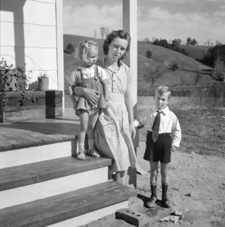 Mr. Howard H. Smith with her children Elsie Marie and Howard Jr.