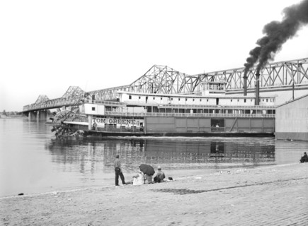 riverboat, cargo, transportation, river, historical,