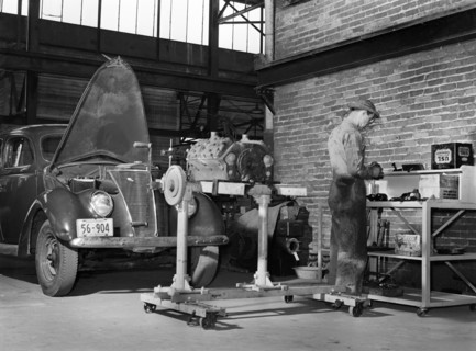 man, occupations, mechanic, automobile, historical,