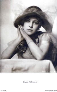 Hilde Worner, woman, actress, celebrity, entertainment, historical,