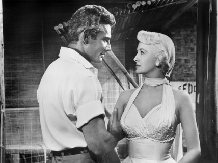 Jeff Chandler, Marilyn Maxwell, actor, actress, celebrity, entertainment, historical,