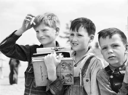 Three Schoolchildren