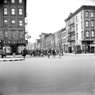 Schoolchildren crossing Street